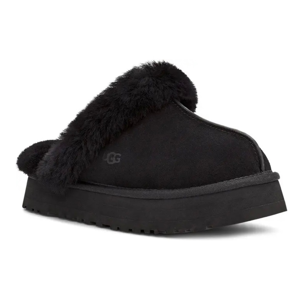 UGG WOMENS Disquette Slipper Black SIZE 9 US